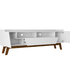 Manhattan Comfort Marcus Mid-Century Modern 71" TV Stand in White