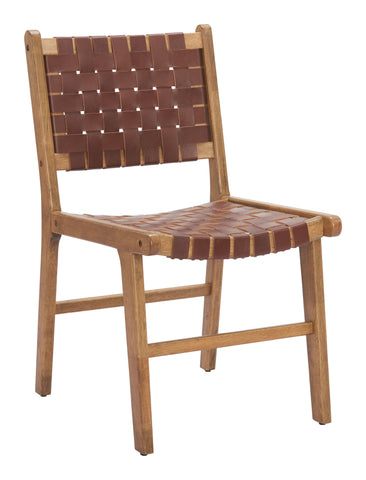 Zuo Feder Dining Chair (Set of 2) Brown