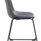 Zuo Smart Dining Chair (Set of 2) Charcoal