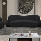 Meridian furniture Principessa Boucle Fabric Sofa