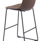 Zuo Smart Barstool (Set of 2) Vintage Espresso
