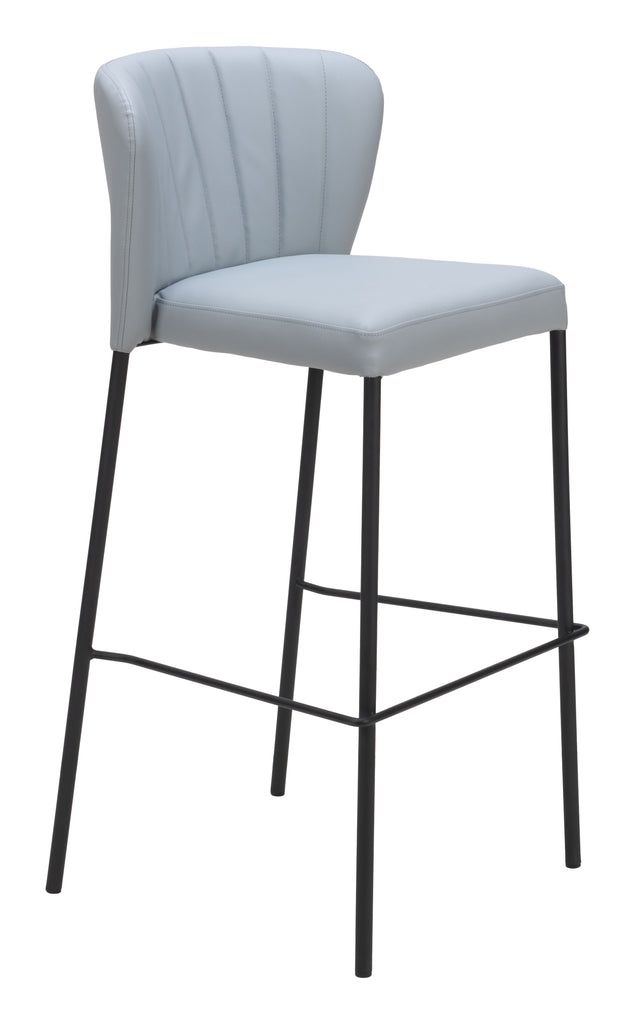 Zuo Linz Barstool (Set of 2) Gray
