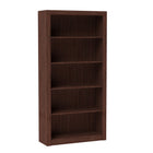 Manhattan Comfort Olinda Mid-Century Modern 36" Open Bookcase in Walnut Brown (5-Shelf)