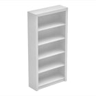 Manhattan Comfort Olinda Mid-Century Modern 36" Open Bookcase in White (5-Shelf)