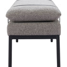 Zuo Padd Bench Gray