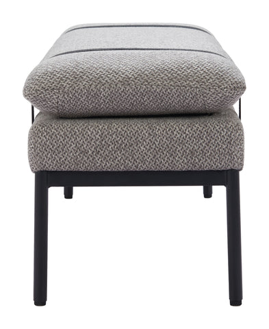 Zuo Padd Bench Gray