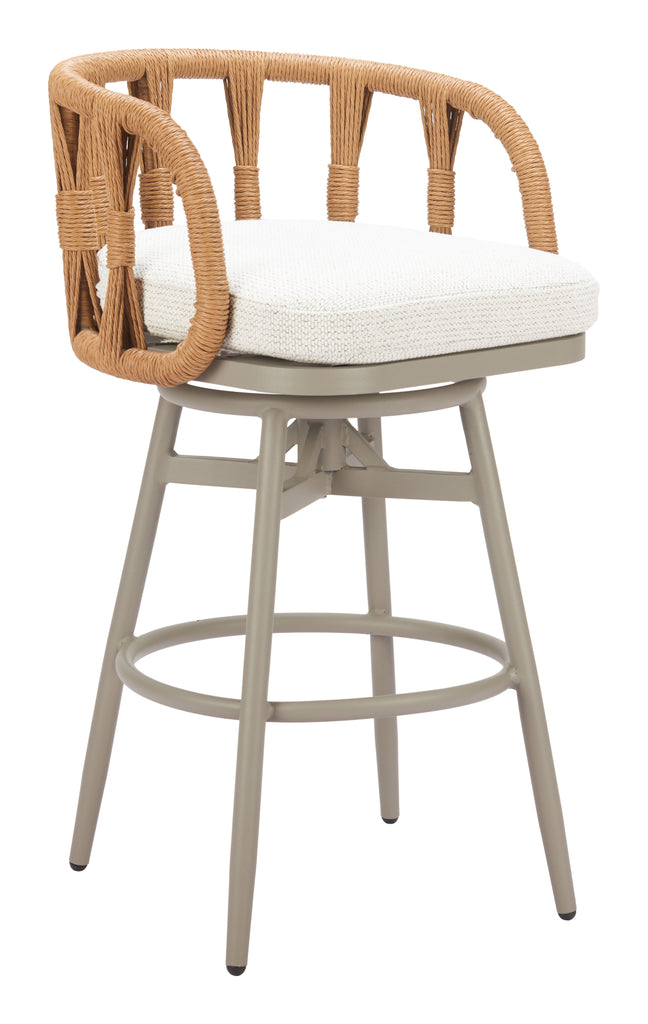 Zuo Safal Swivel Barstool Multicolor