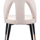 Zuo Artus Dining Chair Ivory