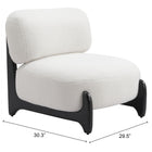 Zuo Bombo Accent Chair White