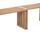 Zuo Riviera Extendable Bench (Set of 2) Natural