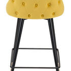 Zuo Piccolo Counter Stool Yellow