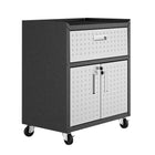 Manhattan Comfort Fortress Modern 30" Rolling Garage Cabinet in Dark Gray - 2GMCC