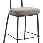 Zuo Kede Counter Stool Green Tweed