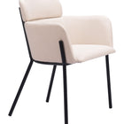 Zuo Bremor Dining Chair (Set of 2) Beige