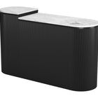 Zuo Ormara Console Table Set (2-Piece) White & Black