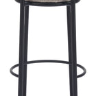 Zuo Sisal Barstool (Set of 2) Beige Tweed