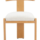 Zuo Tiana Dining Chair Natural & Beige