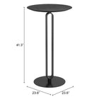 Zuo Derry Bar Table Black
