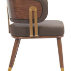 Zuo Brew Dining Chair Brown & Walnut