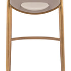 Zuo Desi Barstool (Set of 2) Beige & Gold