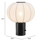 Zuo Wisteria Table Lamp White