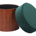 Zuo Boto Storage Ottoman Green