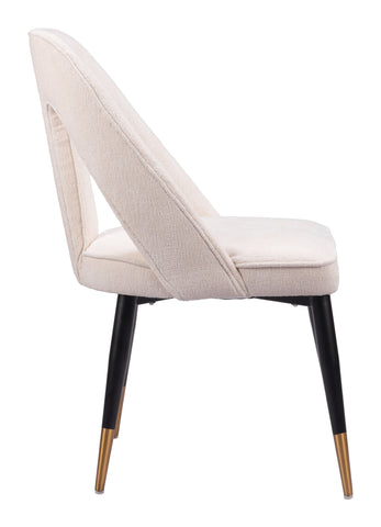 Zuo Artus Dining Chair Ivory