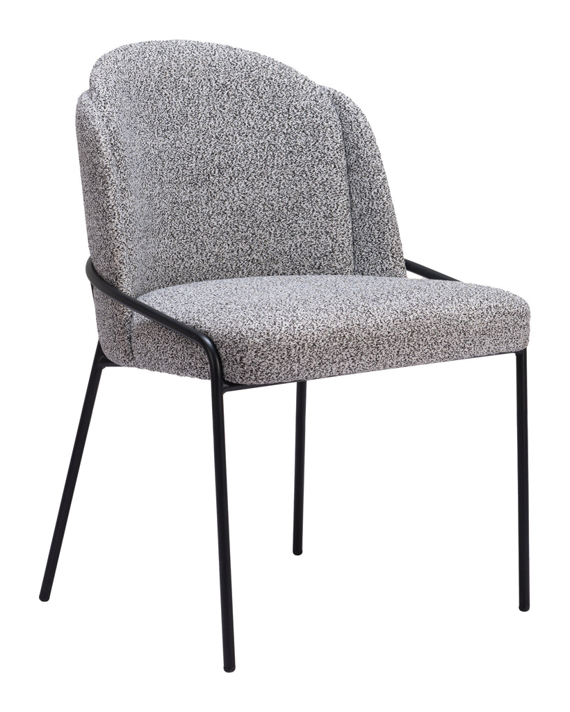 Zuo Jambi Dining Chair (Set of 2) Black & White