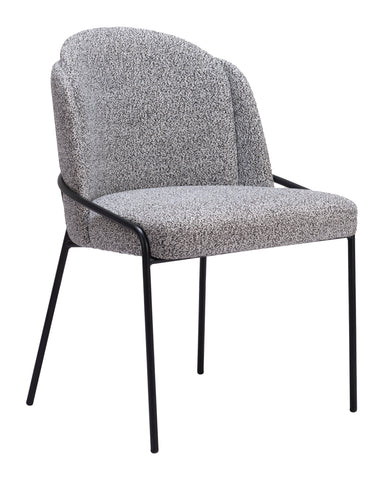 Zuo Jambi Dining Chair (Set of 2) Black & White