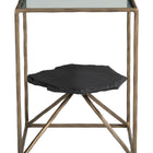 Zuo Ranol Side Table Brass
