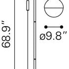 Zuo Waterloo Floor Lamp white