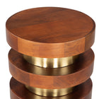 Zuo Marigot Side Table Walnut