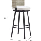 Zuo Midnight Wave Barstool White