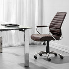 Zuo Enterprise Low Back Office Chair Espresso