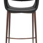 Zuo Limay Barstool Black & Walnut