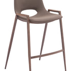 Zuo Desi Counter Stool (Set of 2) Brown & Walnut