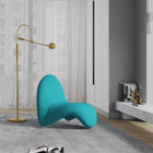 Manhattan Comfort MoMa Modern 3-Piece Accent Chair in Purple, Teal and Yellow