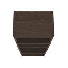 Manhattan Comfort Rivington Modern 28" Open Bookcase in Dark Walnut - Set of 3