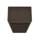 Manhattan Comfort Rivington Modern 28" Open Bookcase in Dark Walnut - Set of 3