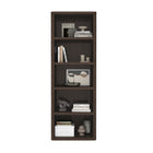 Manhattan Comfort Rivington Modern 28" Open Bookcase in Dark Walnut - Set of 3