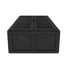 Manhattan Comfort Rivington Modern 38" Bookcase Cabinet in Black - Set of 3 - 3-BC005-BK