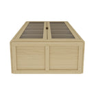 Manhattan Comfort Rivington Modern 38" Bookcase Cabinet in Natural Oak - Set of 3 - 3-BC005-NA
