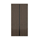 Manhattan Comfort Rivington Modern 40" Bookcase Cabinet in Walnut - Set of 3