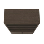Manhattan Comfort Rivington Modern 40" Bookcase Cabinet in Walnut - Set of 3