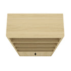 Manhattan Comfort Rivington Modern 40" Bookcase Cabinet in Natural Oak - Set of 3