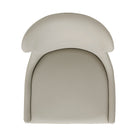 Manhattan Comfort Blair Modern Wood Upholstered Barstool in Stone - Set of 3