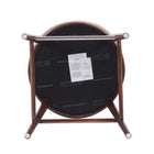 Manhattan Comfort Evalyn Modern Wood Upholstered Barstool in Natural - Set of 3