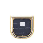 Manhattan Comfort Louvre Mid-Century Modern Metal Upholstered Counter Stool in Black - Set of 3