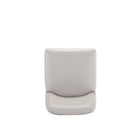 Manhattan Comfort Serena Modern Metal Upholstered Counter Stool in Light Gray - Set of 3