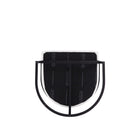 Manhattan Comfort Augusta Modern Metal Upholstered Counter Stool in White - Set of 3